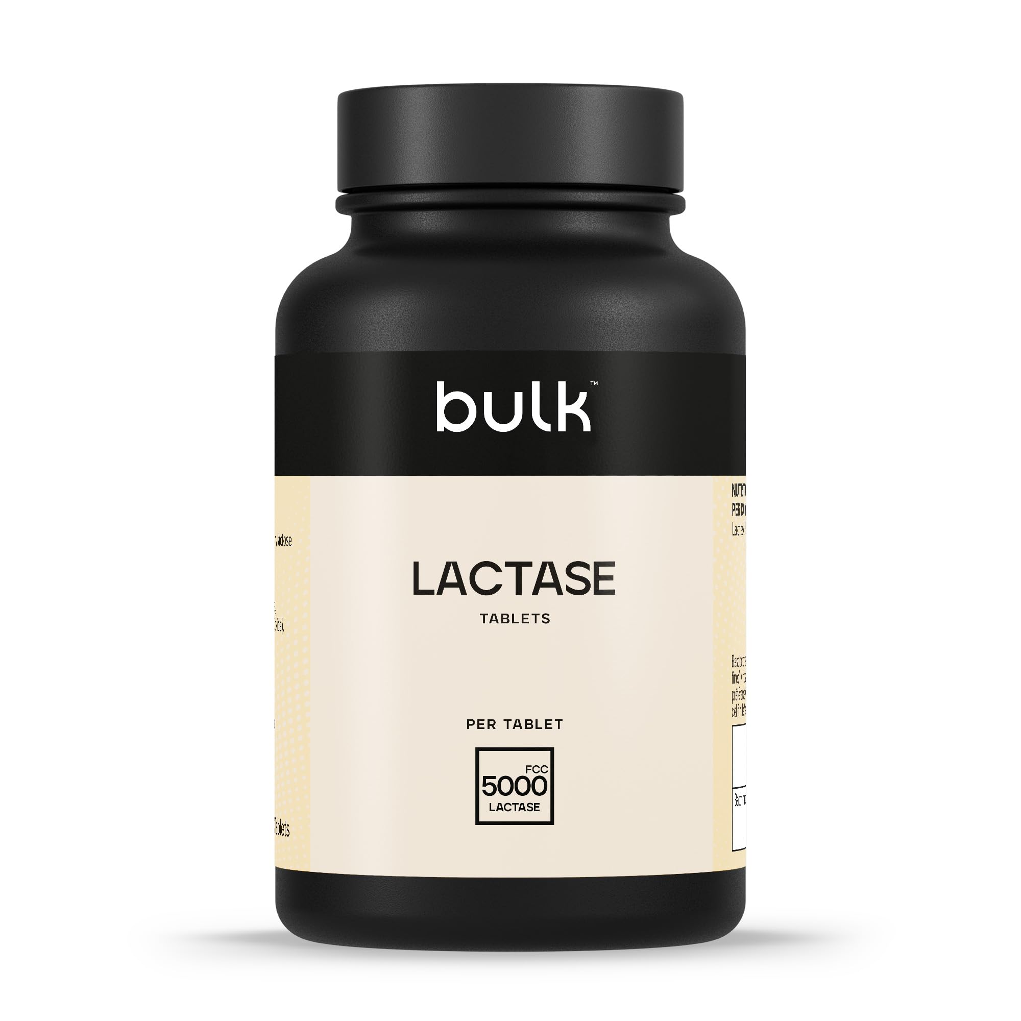 Bulk Pure Lactase Enzyme Tablets, 5000 FCC, Pack of 270