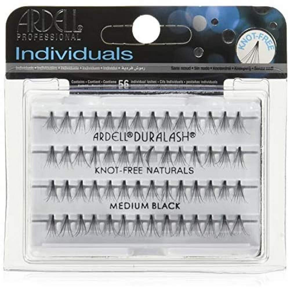 Ardell False Lashes Duralash Individual Naturals, Knot-Free Medium Black