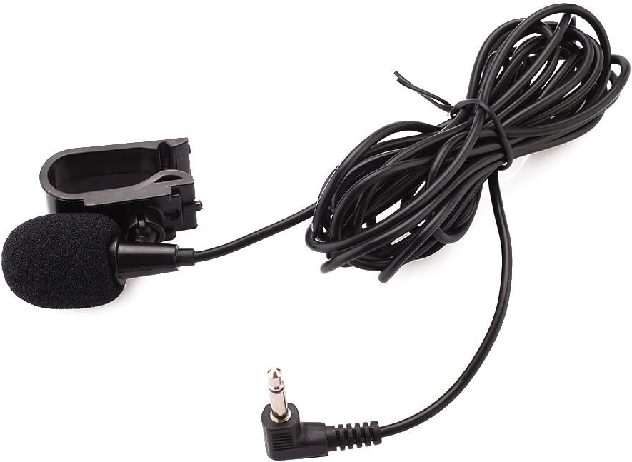 Cewaal Professional Grade Lavalier Lapel Microphone Omnidirectional Mic with Easy Clip Glue On for Car