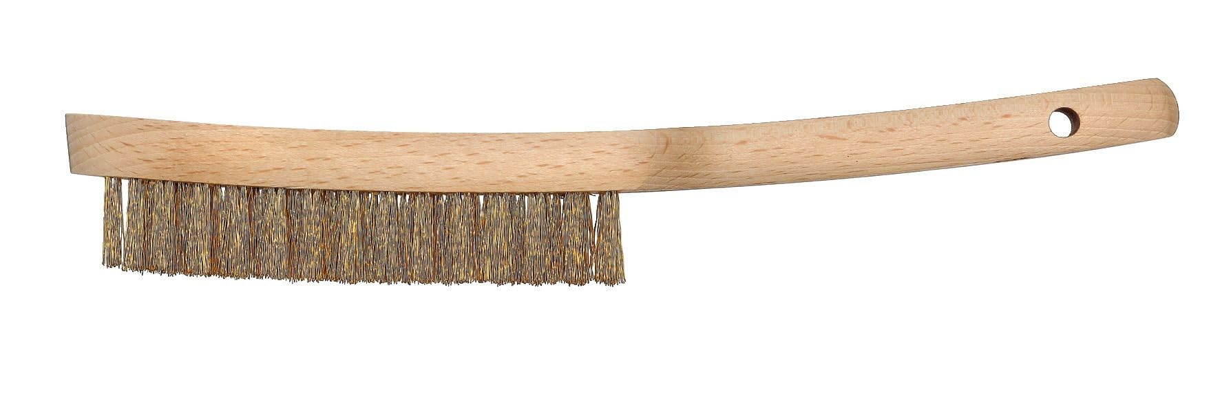 GEDORE Red Wire Brush with Wooden Handle Length 260 mm