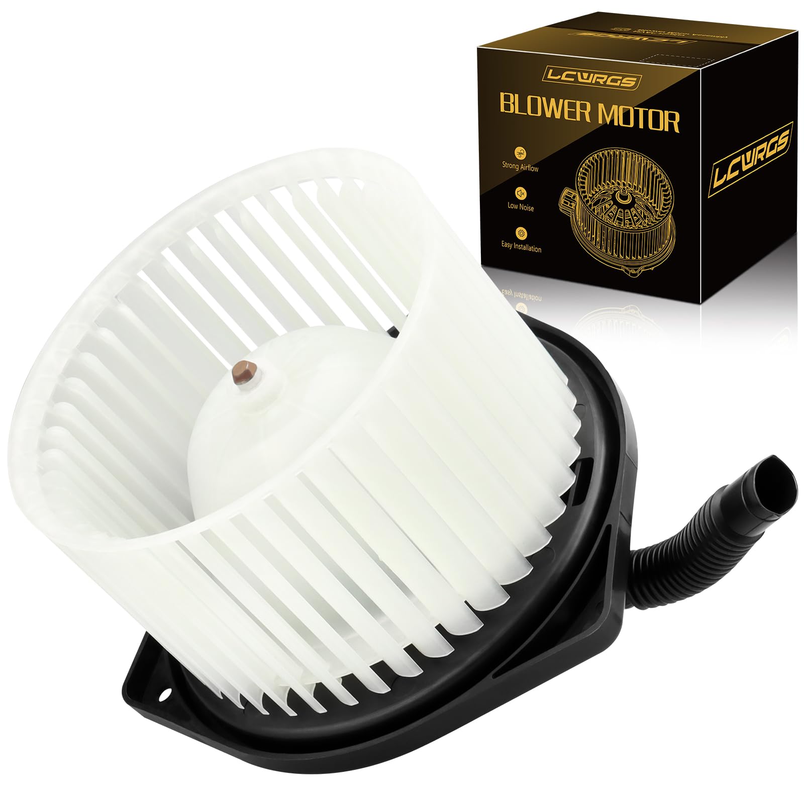 Photo 1 of Front AC Heater Blower Motor with Fan Fits for Mitsubishi Lancer Outlander 2008 2009 2010 2011 2012 2013 2014 2015 2016 2017 HVAC Blower Motor Replaces# 700239