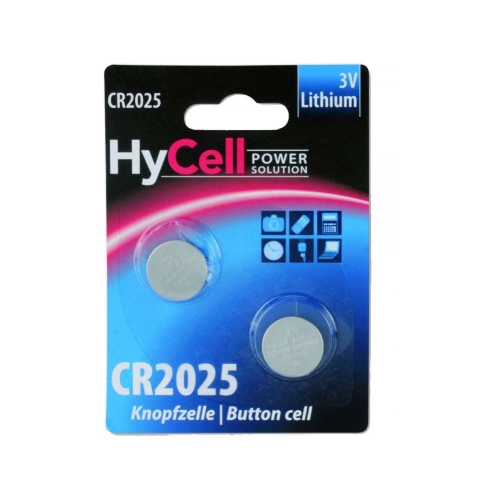 HYCELL 5020192 CR2025 Lithium Button Cell for Garage Door Opener/Alarm System - Silver