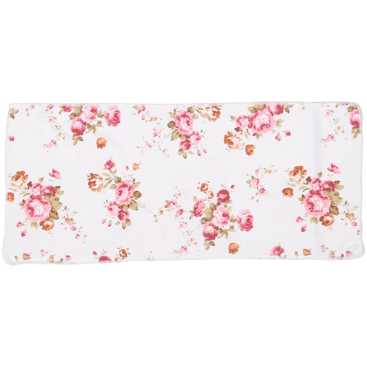YARNOW Floral Hand Towel 13.00X30.00 Inch Soft Cotton Face Towel with Rose Print for Bathroom Home Hotel and Beach Use