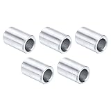 uxcell 5pcs Aluminum Spacer 1/4" Bore x 3/8" OD x
