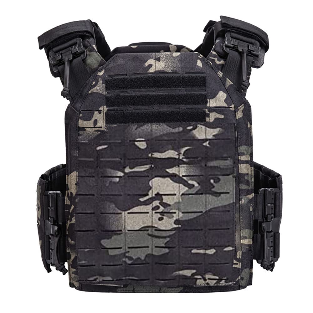 EMERSONGEARS Tactical Airsoft Vest Hunting vest Quick Release 1000D Nylon Molle Vest for Airsoft Paintball Wargame CS Outdoor Game