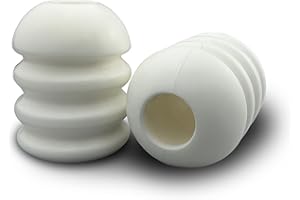 Yukauto Rear Bump Stops Fit for 2002-2004 Bravada, 2002-2009 Trailblazer Envoy SSR Rainier Rear Axle Bumpers（1 Pair）