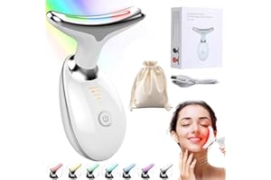 DHZLH Silk Skin Glow Facial Massager, 2024 New Silk Skin Co Glow Facial Massager - Red Light Therapy Facial Sculpting, 10 in 1 Microcurrent Multifunctional Facial Massager (White)