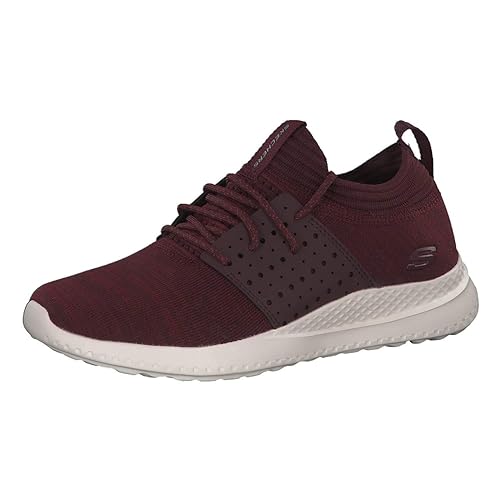 mens burgundy skechers