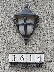 NACH Marble Tile Address Number for Outdoor Address