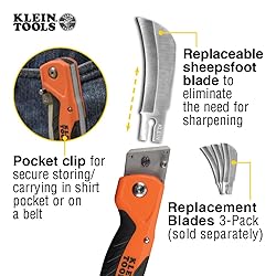 Klein Tools 44218 Utility Knife, Electricians and