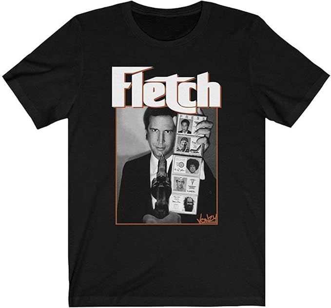 Fletch Retro Movie T Shirt Gift Tee for Men Women Unisex TShirt Unisex