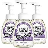 Molly's Suds Foaming Hand Soap - Made with Aloe and Coconut Oil | Moisturizing Hand Wash | Clean Ingredients, Infused with Essential Oils | Lavender - 8.25 Oz (Pack of 3)