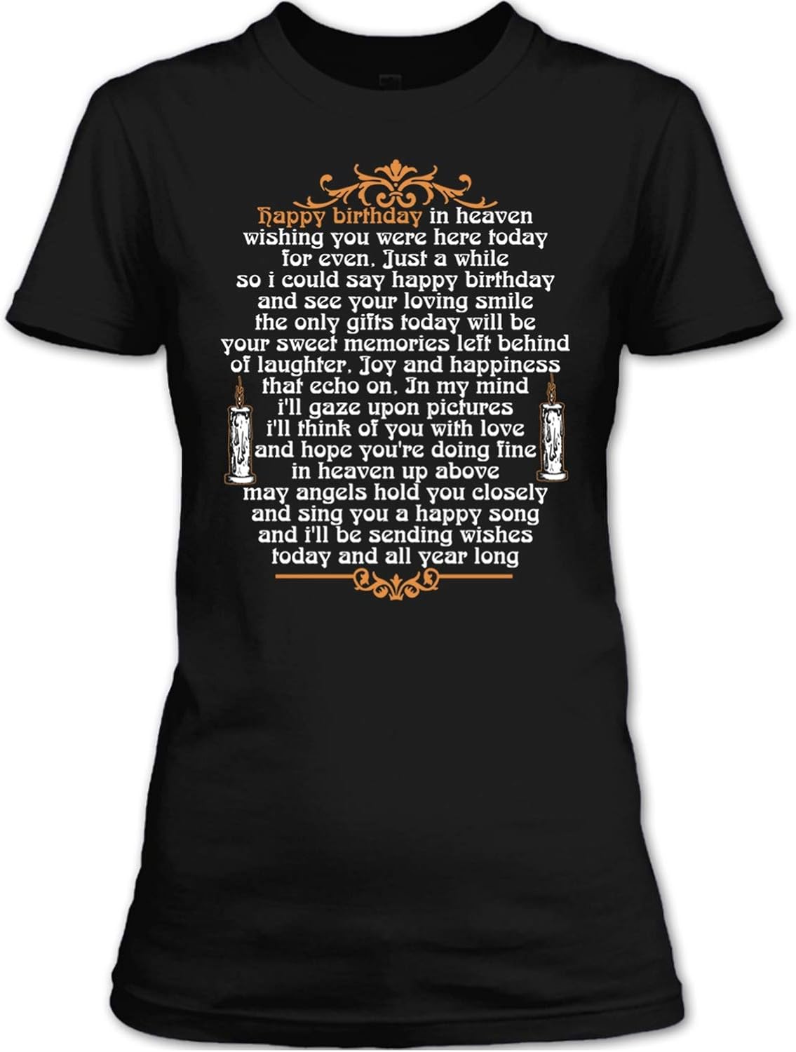 Happy Birthday in Heaven Women's Tee, Coolest