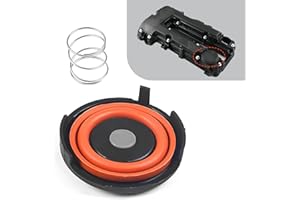 Anyhut 1 PC Automotive Engine PCV Valve Cover, OEM# 25198874 55573746 PCV Valve Cover Repair Membrane Kit, PCV Valve Replacement for Chevy Cruze Valve Cover, Compatible with Chevrolet Cruze (Black)