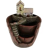 OULII micro paisajismo Artificial flores plantas Pot titulares colgante