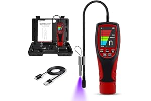 Refrigerant Leak Detector, SIMBOW ALD-200 PRO Freon & Combustible Gas Leak Detector, Freon Sniffer Air Conditioning Detection Automotive Halogen Gas Leak Detector for R410A R22 R1234YF R600a R290