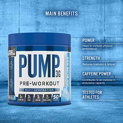 Applied-Nutrition-Bundle-Pump-3G-Pre-Workout-375g-Gym-Towel-700ml-Protein-Shaker-Energy-Focus-Performance-with-Creatine-AAKG-Citrulline-Beta-Alanine-Caffeine-Fruit-Burst