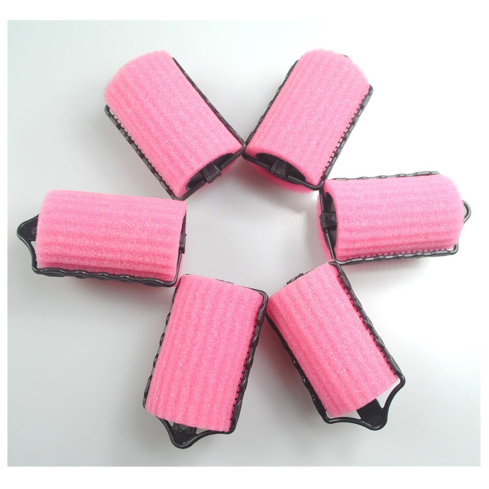 LOVEF Magic Girl Ladies Hair Care Roller Fashion Hair Style Sponge Curlers 6 PCS/Pack