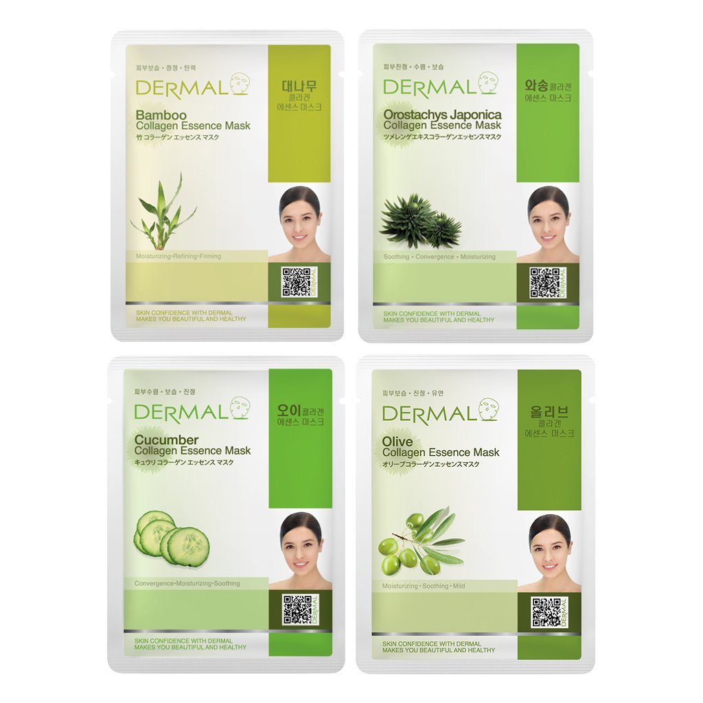 Download Amazon Com Dermal 26 Green Yellow Combo Pack Collagen Essence Full Face Facial Mask Sheet The Ultimate Supreme Collection For Every Skin Condition Day To Day Skin Concerns Beauty PSD Mockup Templates