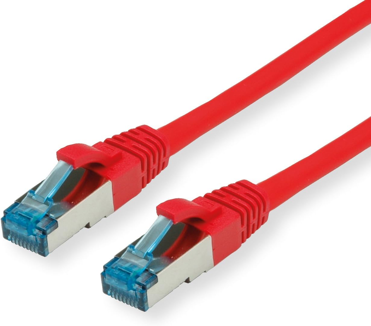 Value 21.99.1922 2 m FTP PatchCord Cat6a Ethernet Cable - Red, (2M) EU