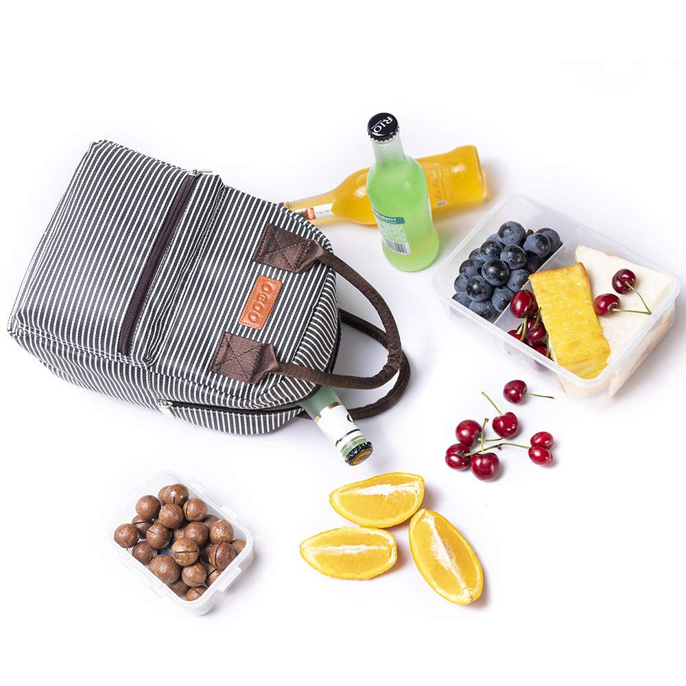 OBOO Lunch Tote Bag Insulated Lunch Box Meal Prep Cooler Bag for Man&Women.