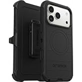 OtterBox iPhone 18 Pro Max &amp; iPhone 17 Pro Max (Only) - Defender Series Case - Black - Includes Holster Clip Kickstand - Snaps on MagSafe - Tough - Rugged &amp; Durable