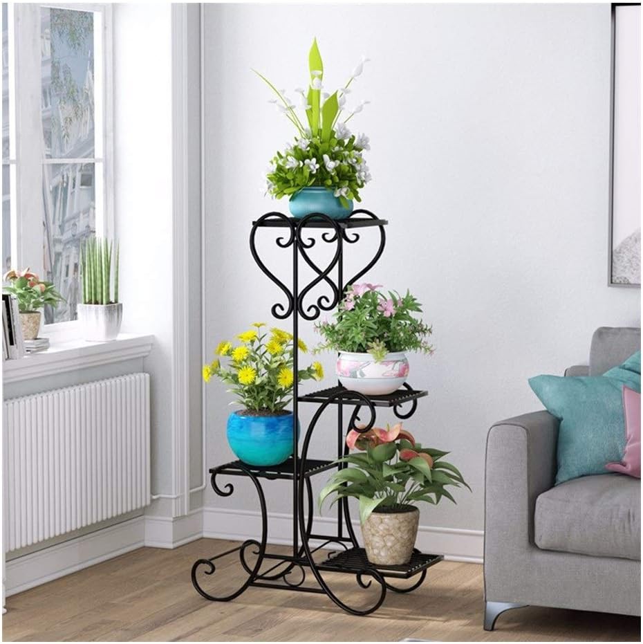 XYHX Soporte de Plantas, Soporte de Hierbas de Flores de Metal ...