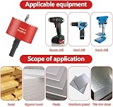 flintronic Bi-Metal Hole Saw 100mm Cutter for Wood Metal Plastic view 7