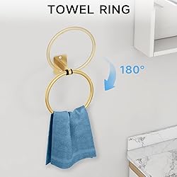 Bathroom Accessories Set, KLJKPA 4 Pieces Gold