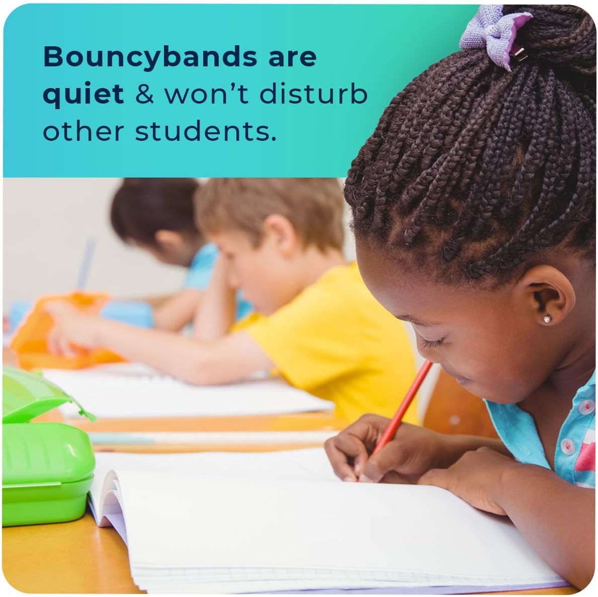 The Original Bouncy Bands® for Desks - Children Love Bouncing Their feet and Feeling The Tension to Relieve Their Anxiety, hyperactivity, Frustration, or Boredom.: Health & Personal Care