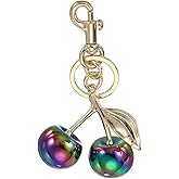 PATIKIL Cherry Keychain for Women Bag Purse Charm Cute Cherry Accessories with Key Ring and Clip