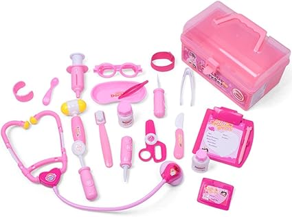 Joyibay 20pcs Kinder Tauschen Spielzeug Vor Lehrreich Arzt Spielzeug Eingestellt Tauschungsspielzeug Mit Tragebox Amazon De Sport Freizeit