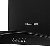 Russell Hobbs RHGCH901B 90cm Cooker Hood Black Glass Stainless 5 Function view 8
