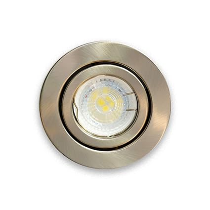 Ukew 10 X Large Housing Tiltable Recessed Gu10 Downlights