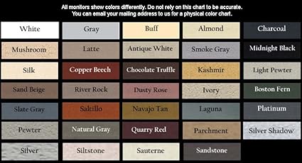 C Cure Grout Color Chart