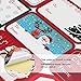 144pcs Christmas Self Adhesive Sticker Labels Santa Snowmen Xmas Tree Deer Festival Birthday Wedding Holiday Decorative Decorative Present Labels Self Adhesive Name Tags Stickers
