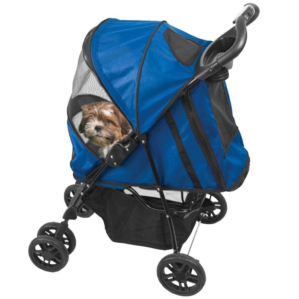 Pet Gear Happy Trails Pet Stroller for Cats/Dogs, Easy OneHand Fold with Removable