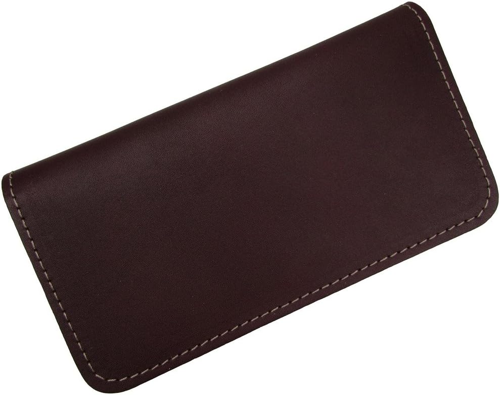 Unisex Leather Standard Checkbook Cover USA Made