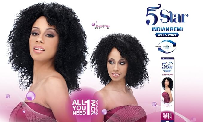 Amazon Com 5 Star Indian Remy Wet Wavy Human Hair Jerry Curl 5