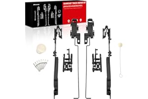 Achilioson Sunroof Track Repair Kit - for Ford F150/F250/F350/F450, for Ford Expedition & for Lincoln Navigator, for Lincoln Mark LT, OE Replacement #02ESR1201ABK, Black