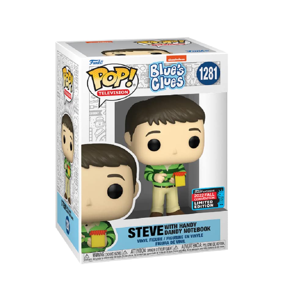 Funko Pop! Blue's Clues Steve with Handy Dandy Notebook 2022 Shared NYCC
