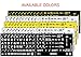 English US Large Letters Black Keyboard Stickers