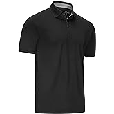 Mio Marino Golf Polo Shirts for Men - Dry Fit - Ultra-Thin Breathable Fabric