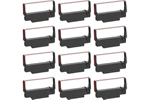 LinkDocs ERC30 Black and Red Replacement for ERC-30/34/38 B/R Ribbons Compatible with Epson TM-U220 M188B ERC30 ERC34 ERC38 N