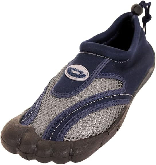 Easy USA Men's Toe Slide Aqua Socks Water Shoes Water Shoes