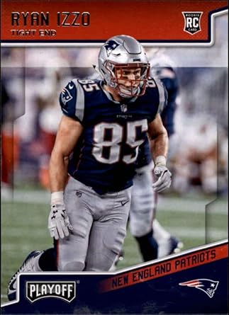 Amazon Com 2018 Panini Playoff 290 Ryan Izzo Rookie Rc Rookie New England Patriots Nfl Football Trading Card Collectibles Fine Art