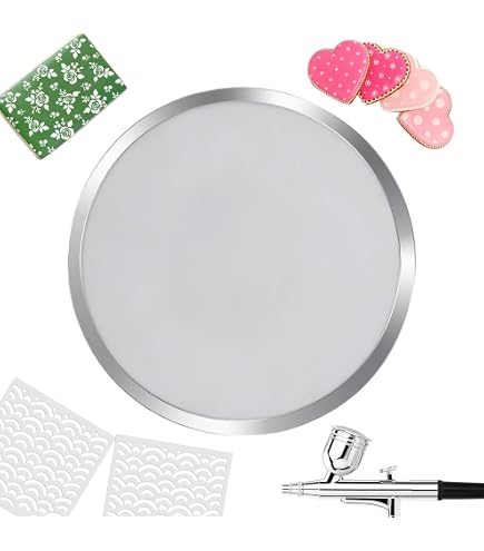 JULBEAR 36 Pieces Reusable Mother's Day Father's Day Cookie Cake Stencils Templates Mold Tools For Mother's Father's Day Birthday Wedding Party Royal Icing Cake Coffee Dessert Decoration Supplies