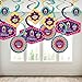 Big Dot of Happiness Happy Diwali - Festival of Lights Party Hanging Decor - Party Decoration Swirls - Set of 40