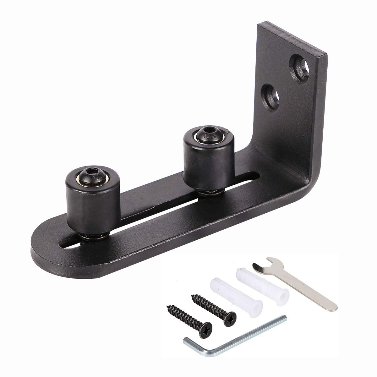 Buy de Barn Door Floor Guide, Sliding Door Bottom Guide Wall , Roller