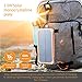 Solar Charger 15000mAh, Elzle Portable Solar Power Bank Dual USB Backup Battery Pack Charger, Outdoor Solar Phone External Battery Charger with 6 Led Flashlight for iPhone Series, Smart Phone, More